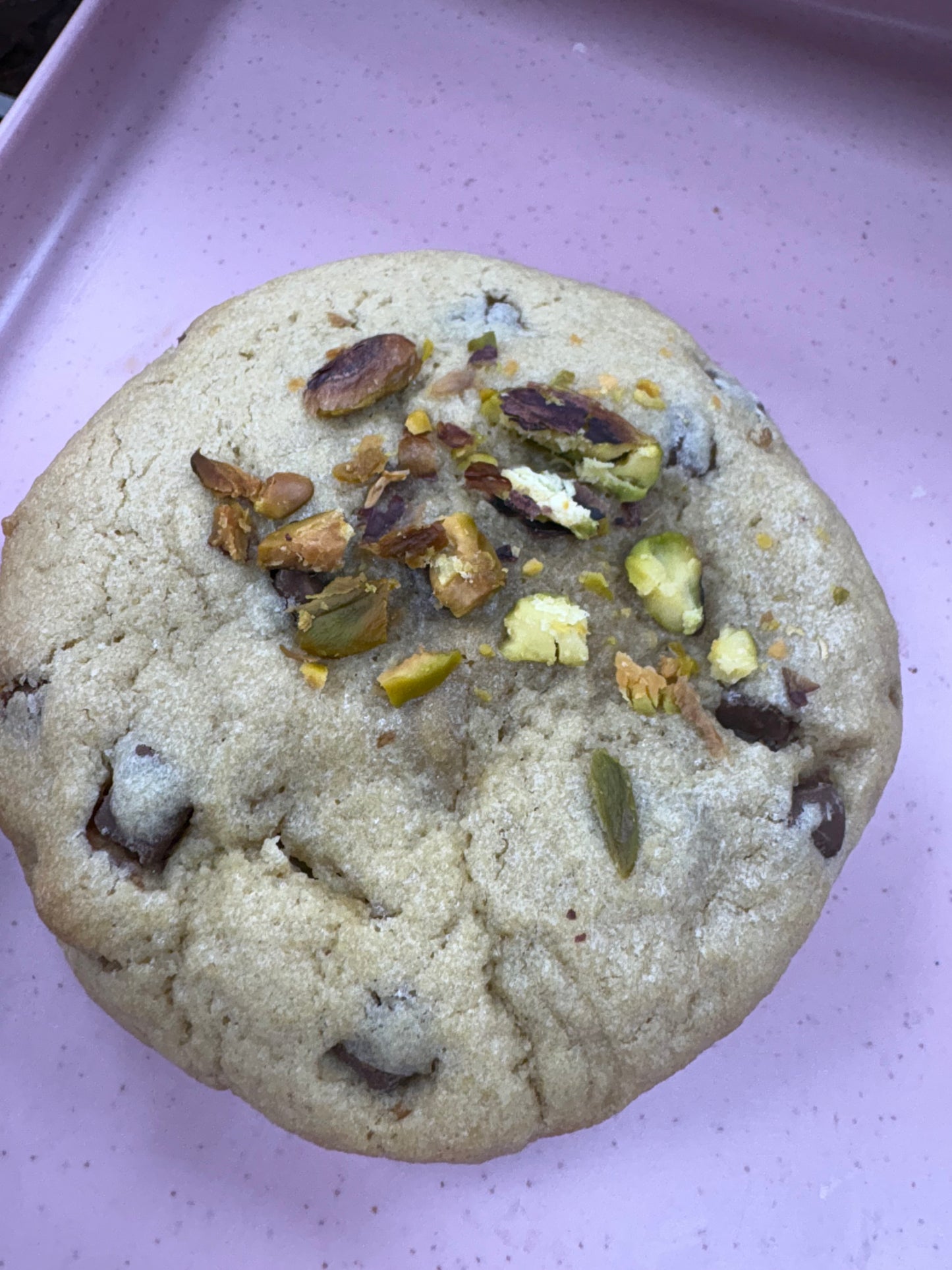 Pistachio stuffed cookie