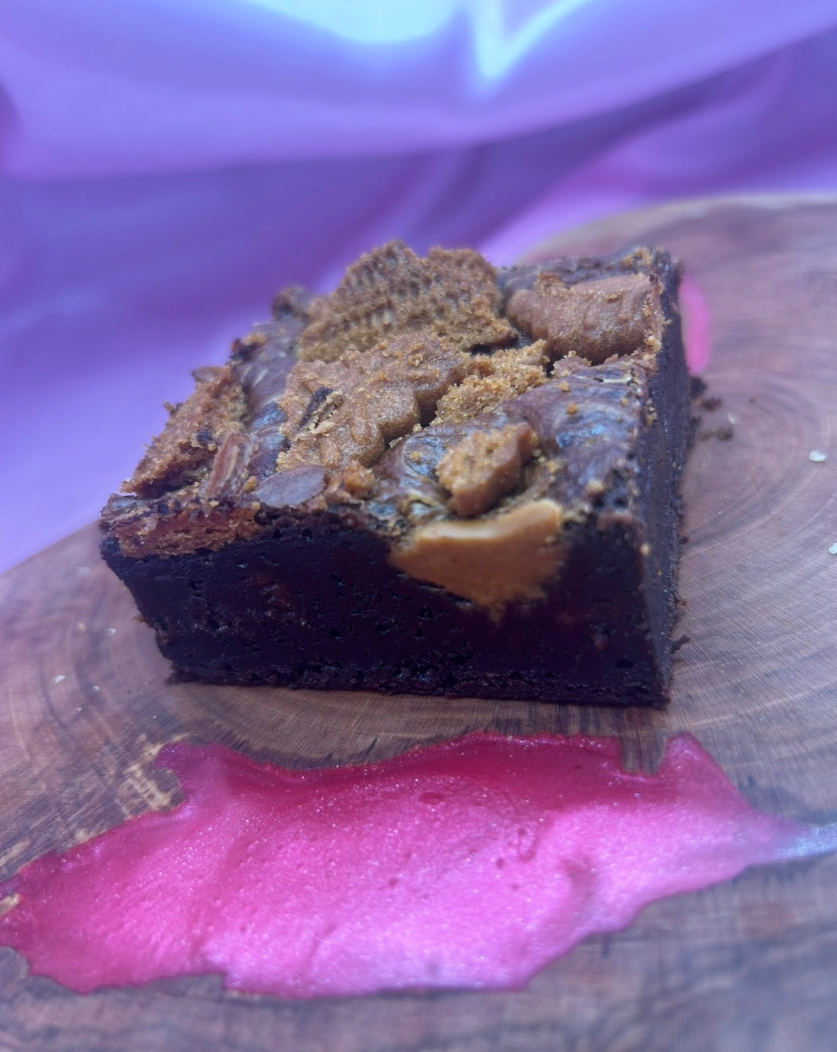 Biscoff brownie