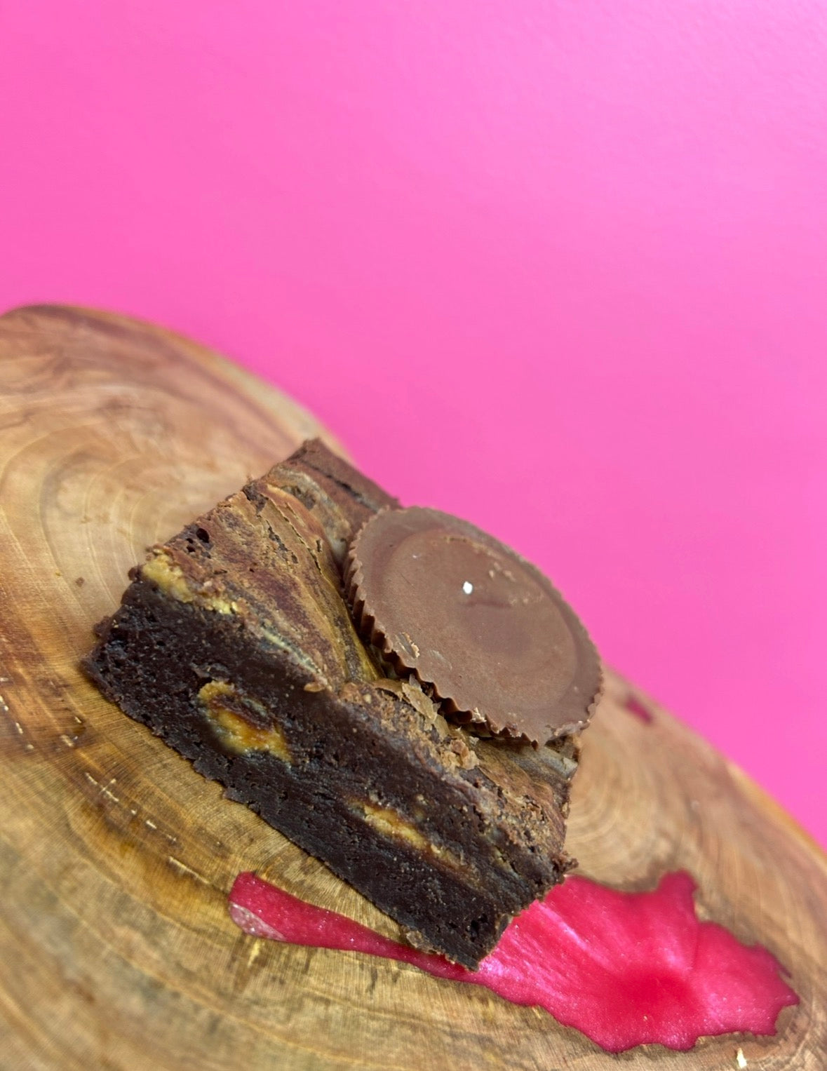 Peanut butter brownie