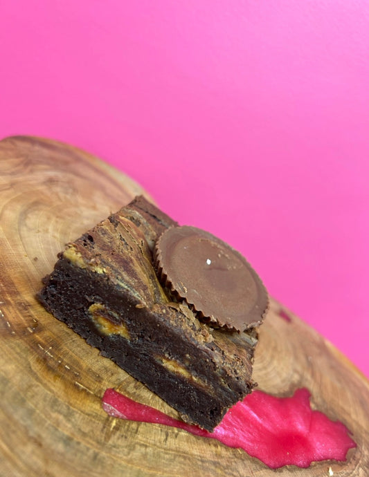 Peanut butter brownie